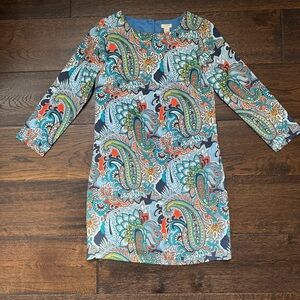J. Crew Women’s Colorful Paisley Shift Dress